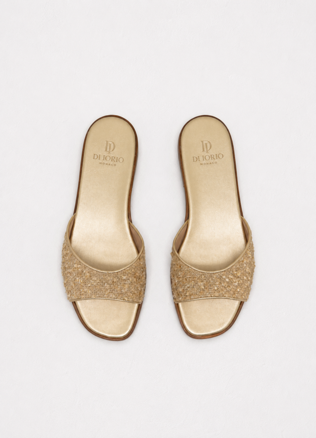 DI AZURA Gold tweed