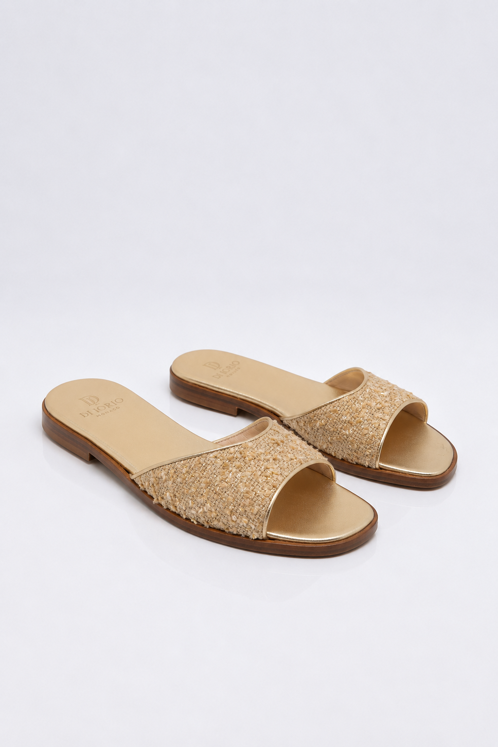 DI AZURA Gold tweed